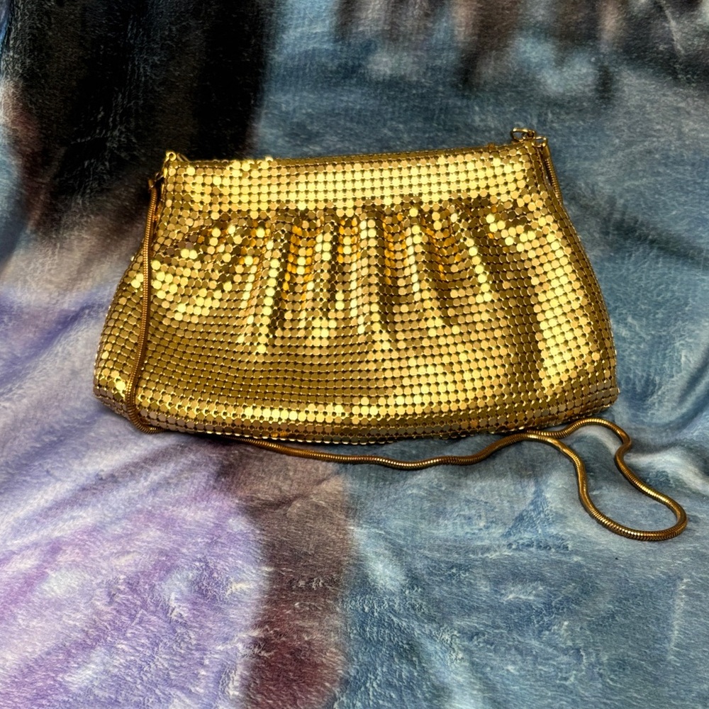 Vintage Gold Mesh Mini Bag